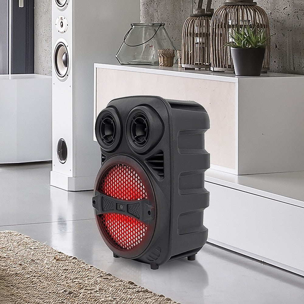 8" Portable Bluetooth Speaker Subwoofer Heavy Bass Sound System