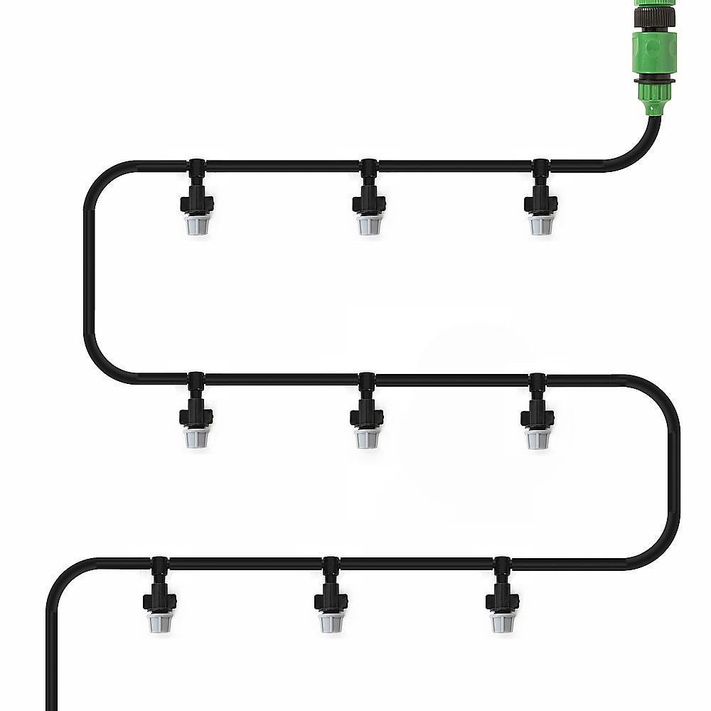 10m Micro Irrigation System Kit, ABS, Garden & Greenhouse