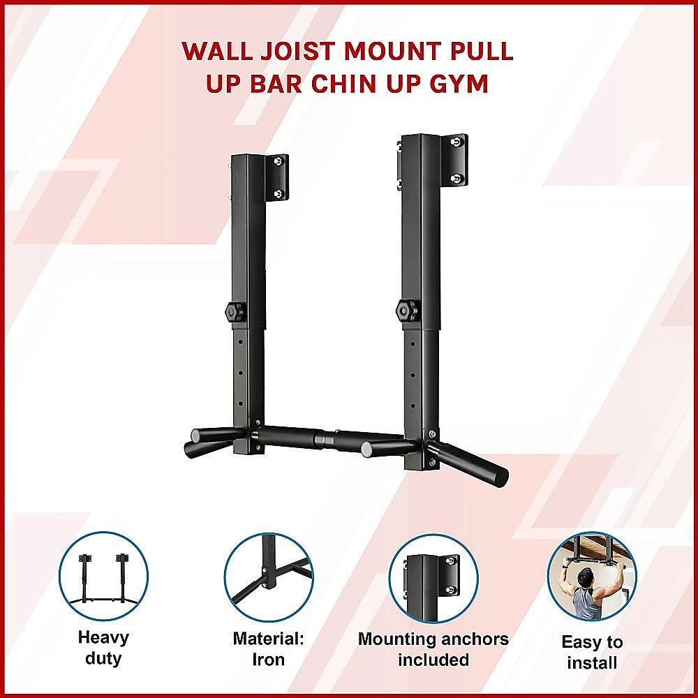 Adjustable Steel Ceiling Wall Joist Mount Pull Up Bar