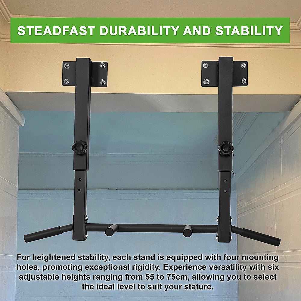 Adjustable Steel Ceiling Wall Joist Mount Pull Up Bar