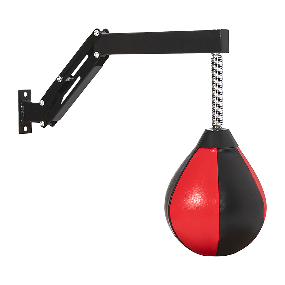 Wall-Mount Adjustable Speed Bag Punching Ball - Durable PU