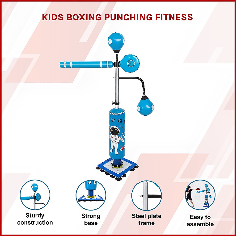 Adjustable Kids Boxing Punching Bag with Stable Base