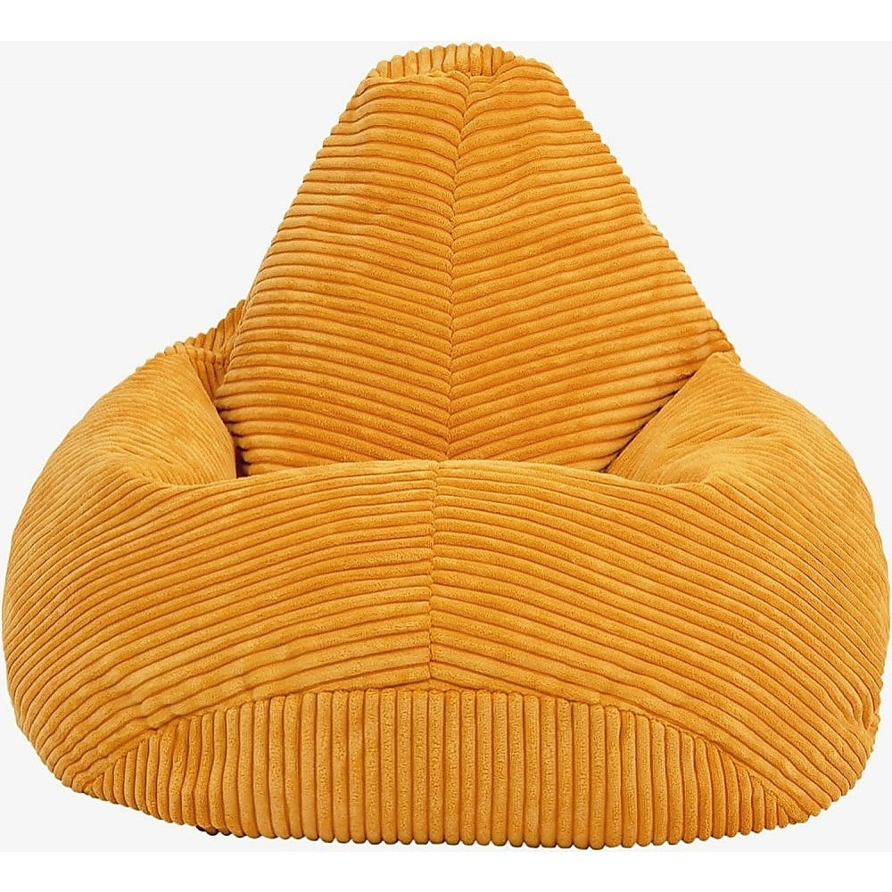 Premium Jumbo Corduroy Unfilled Beanbag Cover, Mustard