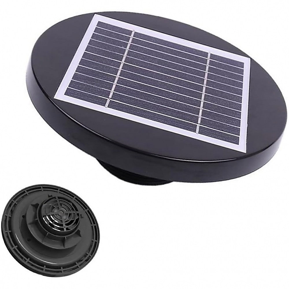 Ultra-Quiet Solar Roof Fan Ventilator for RV, Boat, Shed