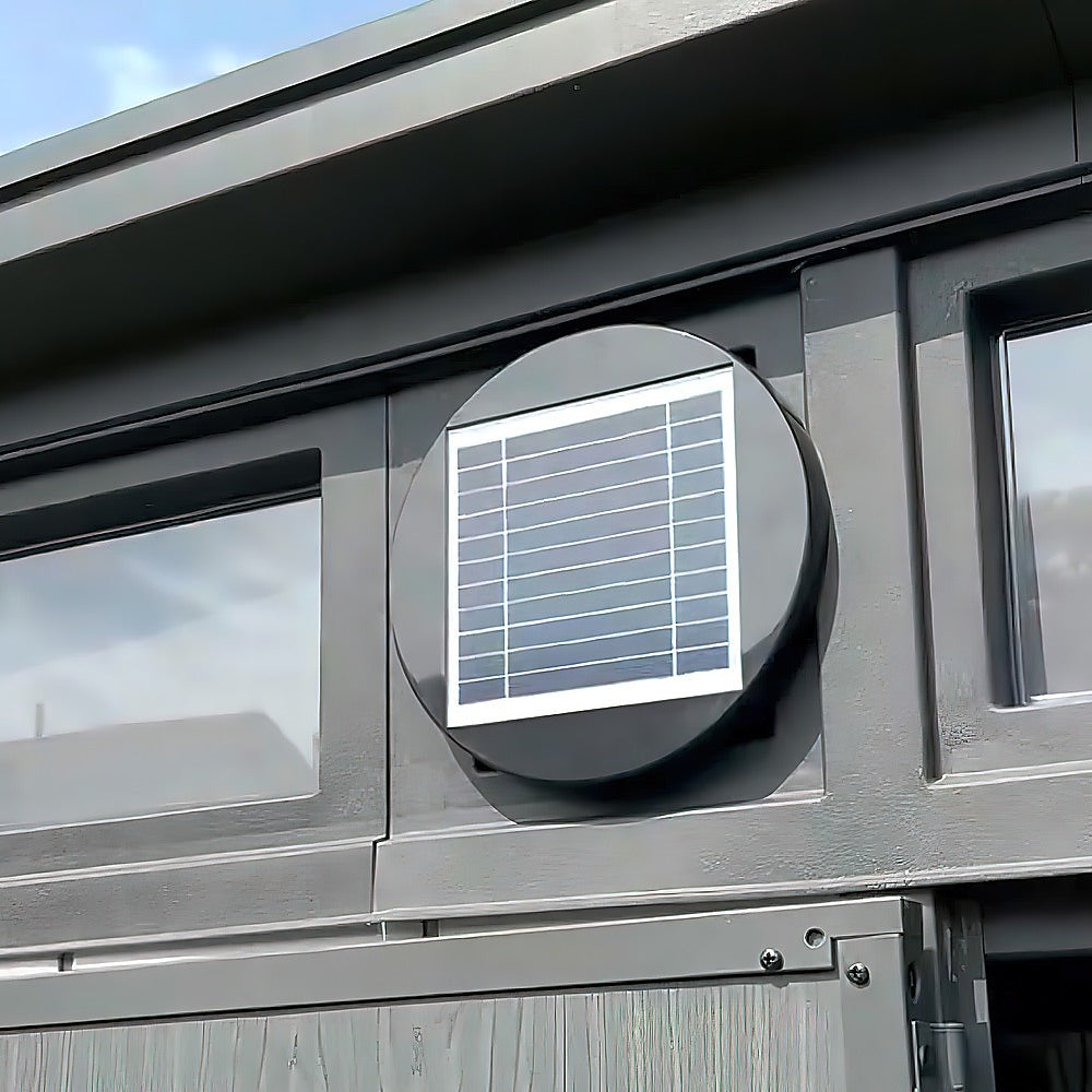 Ultra-Quiet Solar Roof Fan Ventilator for RV, Boat, Shed