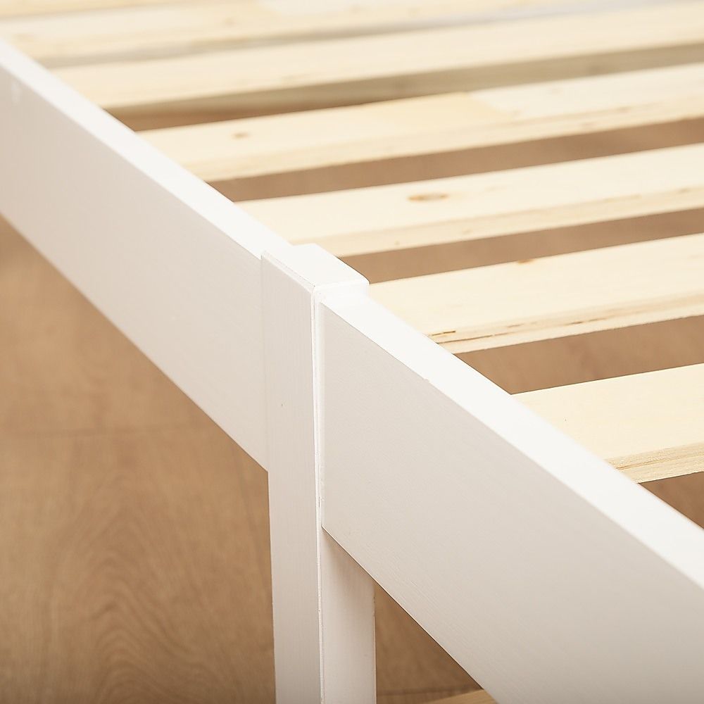 Natural Wooden Bed Frame Home Furniture