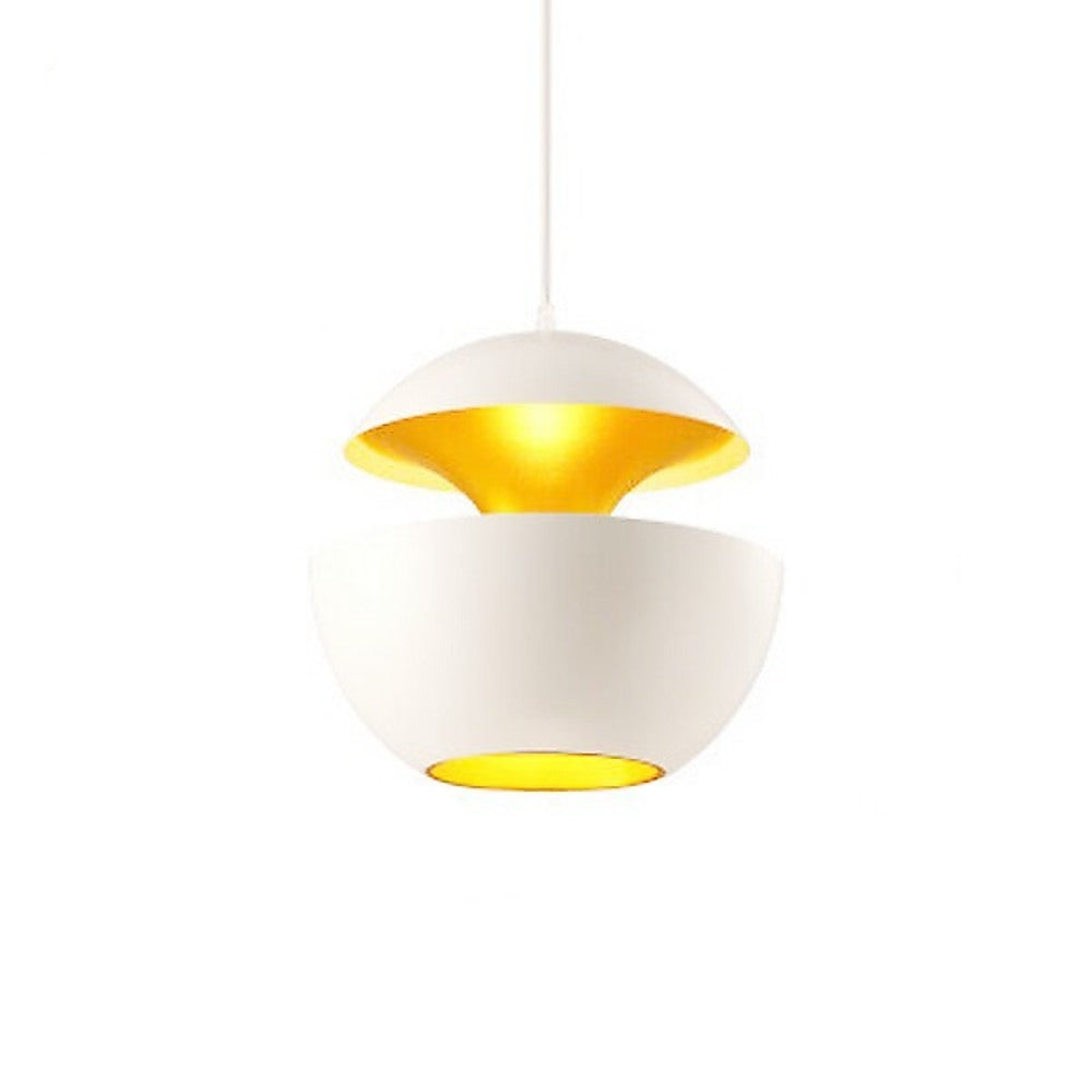 White Pendant Lamp 35cm, LED Chandelier, Modern Design