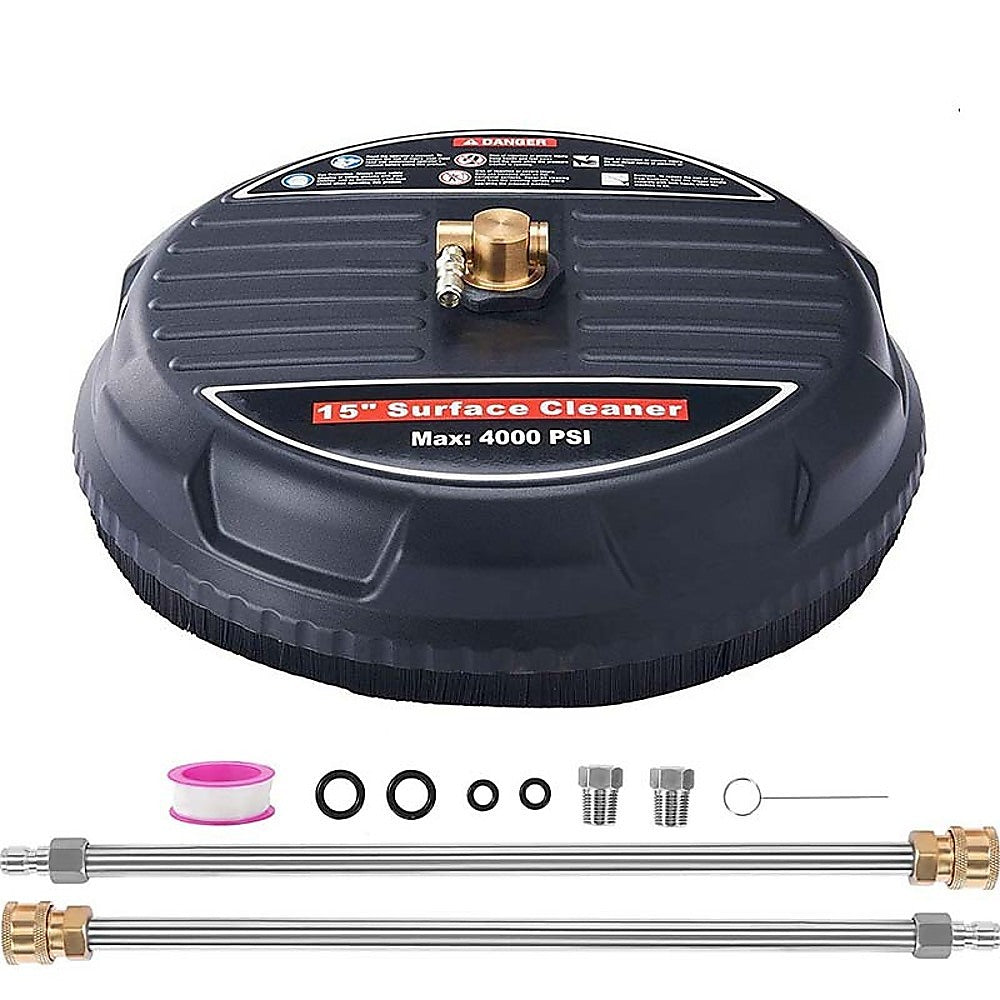 Heavy-Duty 4000 PSI Pressure Washer Surface Cleaner Set