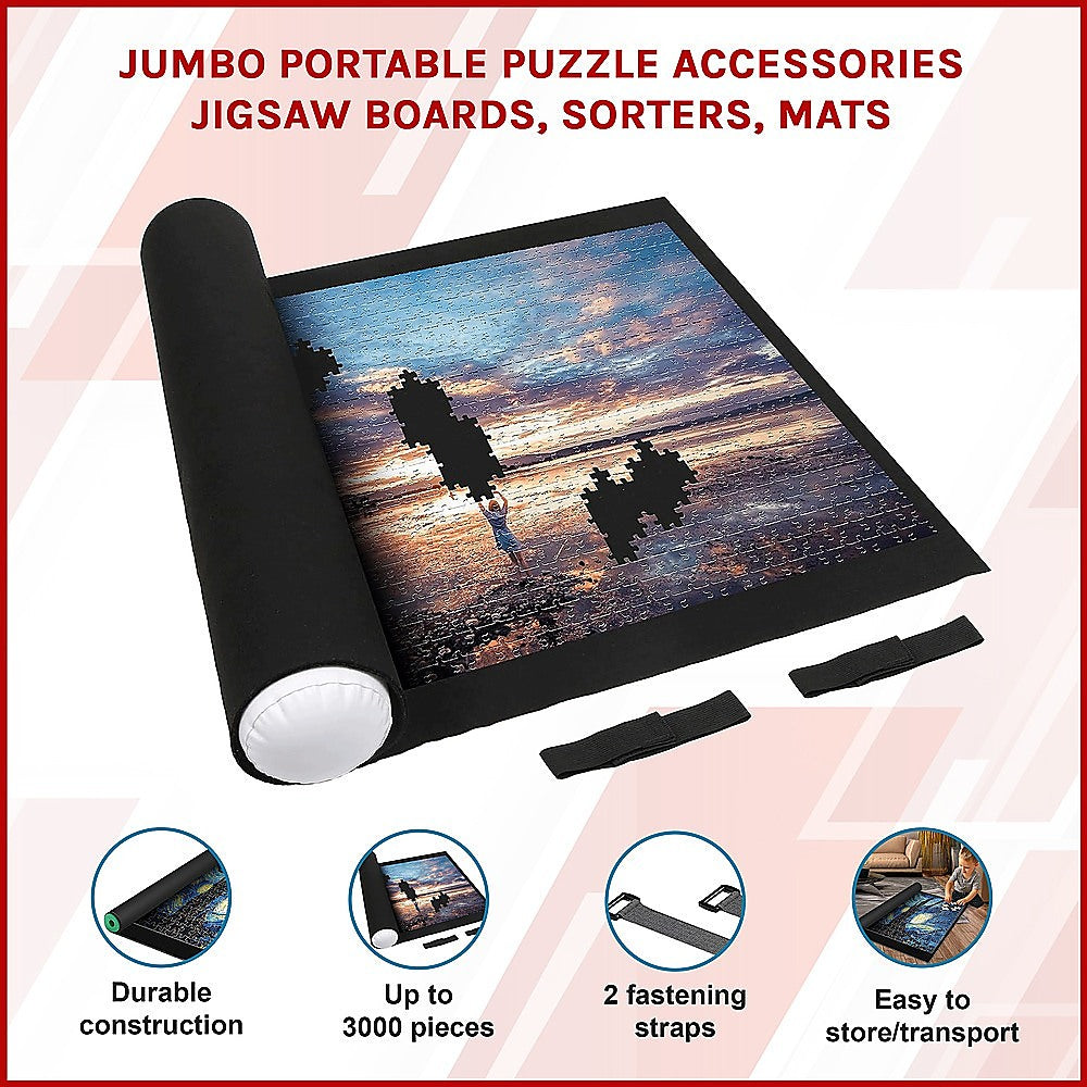 Jumbo Portable Puzzle Accessories Jigsaw Boards, Sorters, Mats