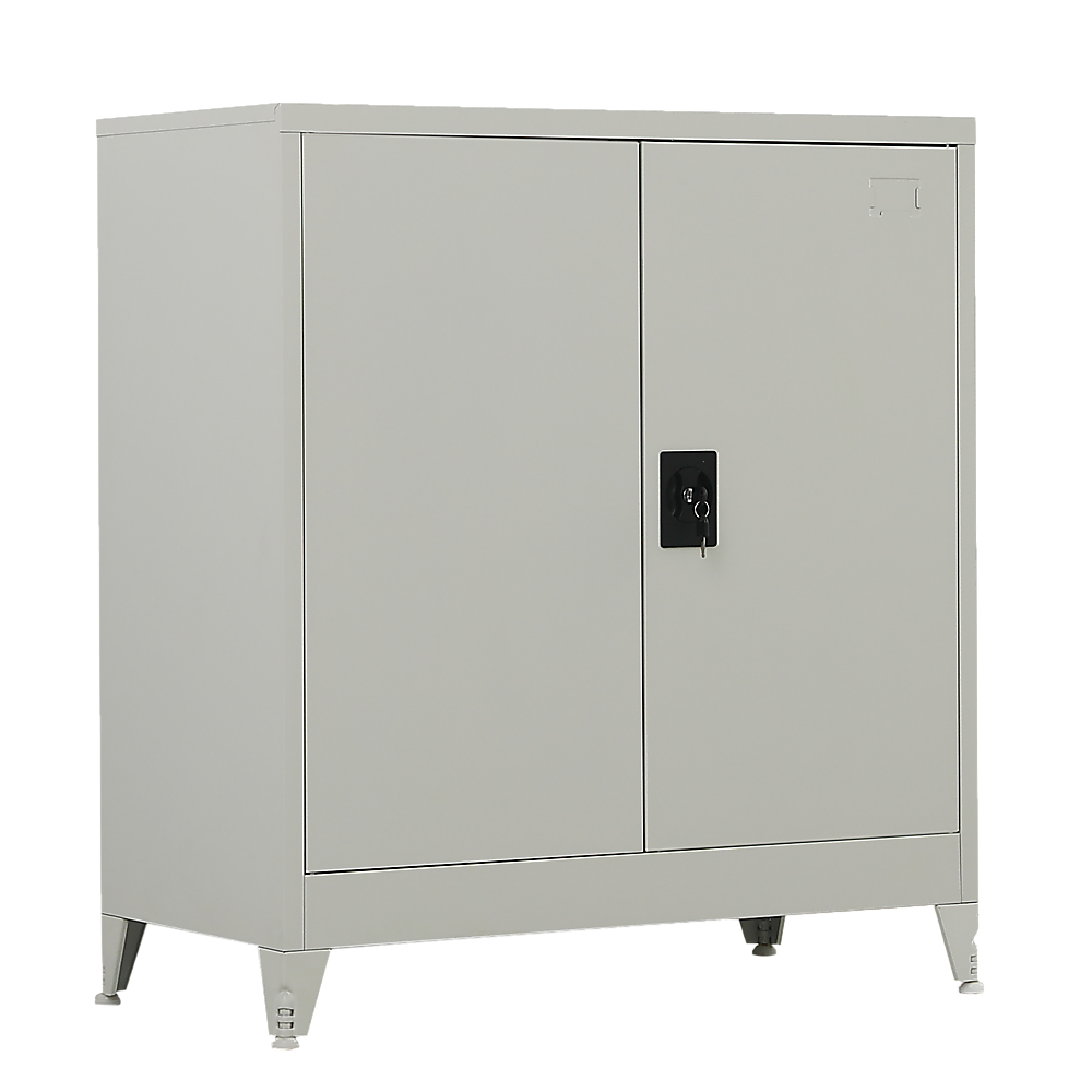 Grey Short Steel Cabinet with Adjustable Legs - Randy & Travis