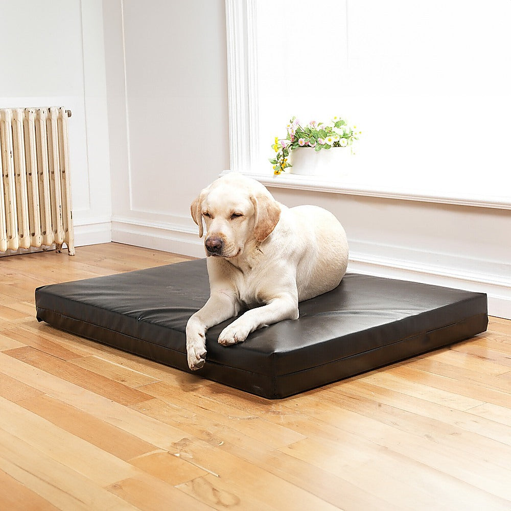 XL Chew Resistant Waterproof Dog Bed, Heavy Duty, 120x100x10cm