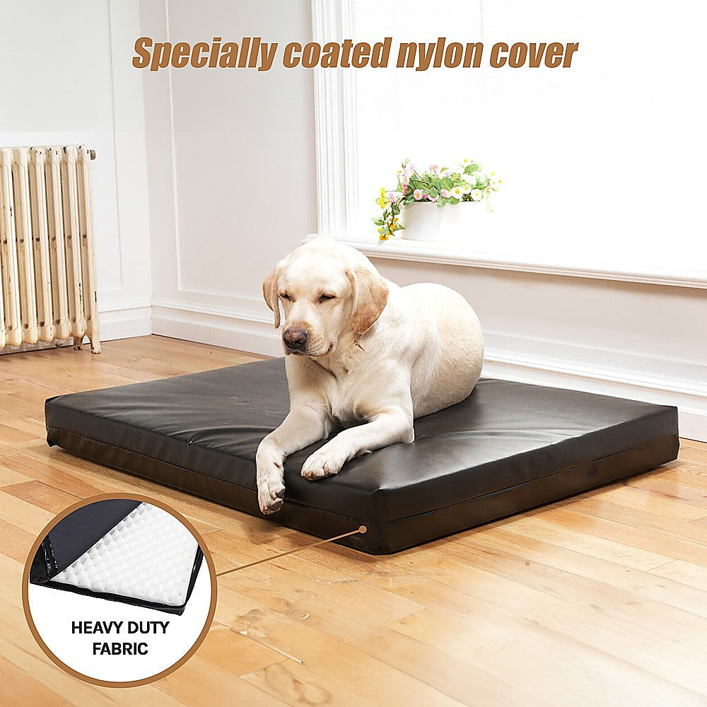 XL Chew Resistant Waterproof Dog Bed, Heavy Duty, 120x100x10cm