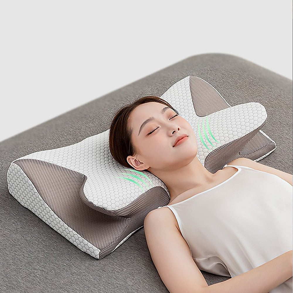 Ergonomic Memory Foam Cervical Pillow for Neck Pain Relief