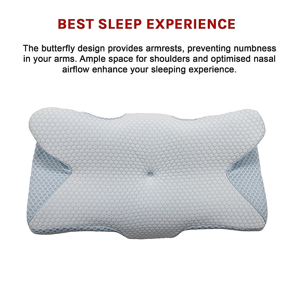 Ergonomic Memory Foam Cervical Pillow for Neck Pain Relief