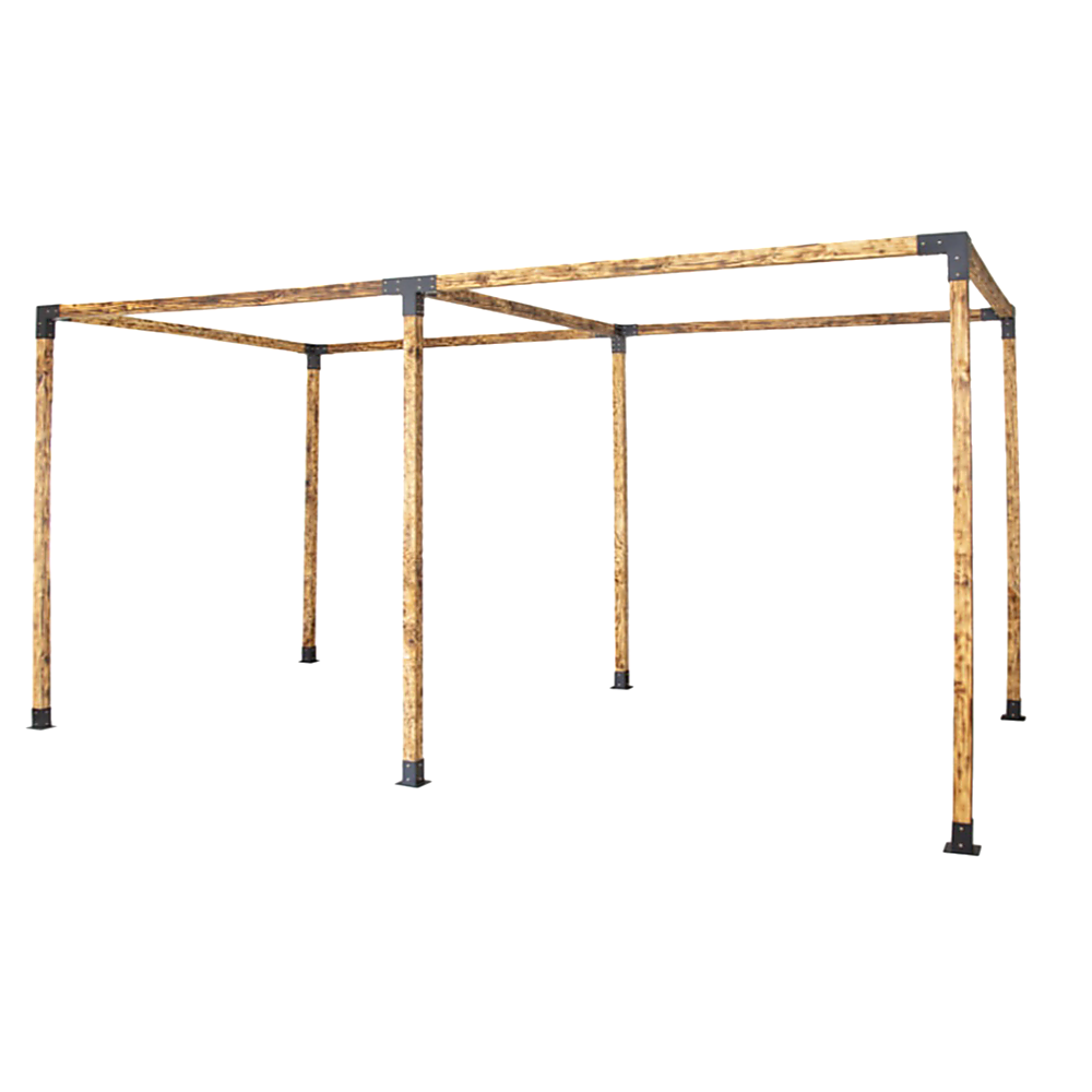 Durable Steel Pergola Brackets Set for DIY Gazebo Roof