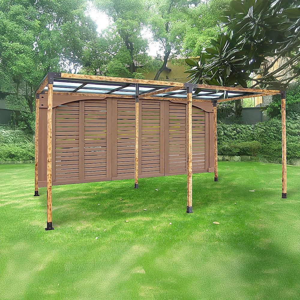 Durable Steel Pergola Brackets Set for DIY Gazebo Roof