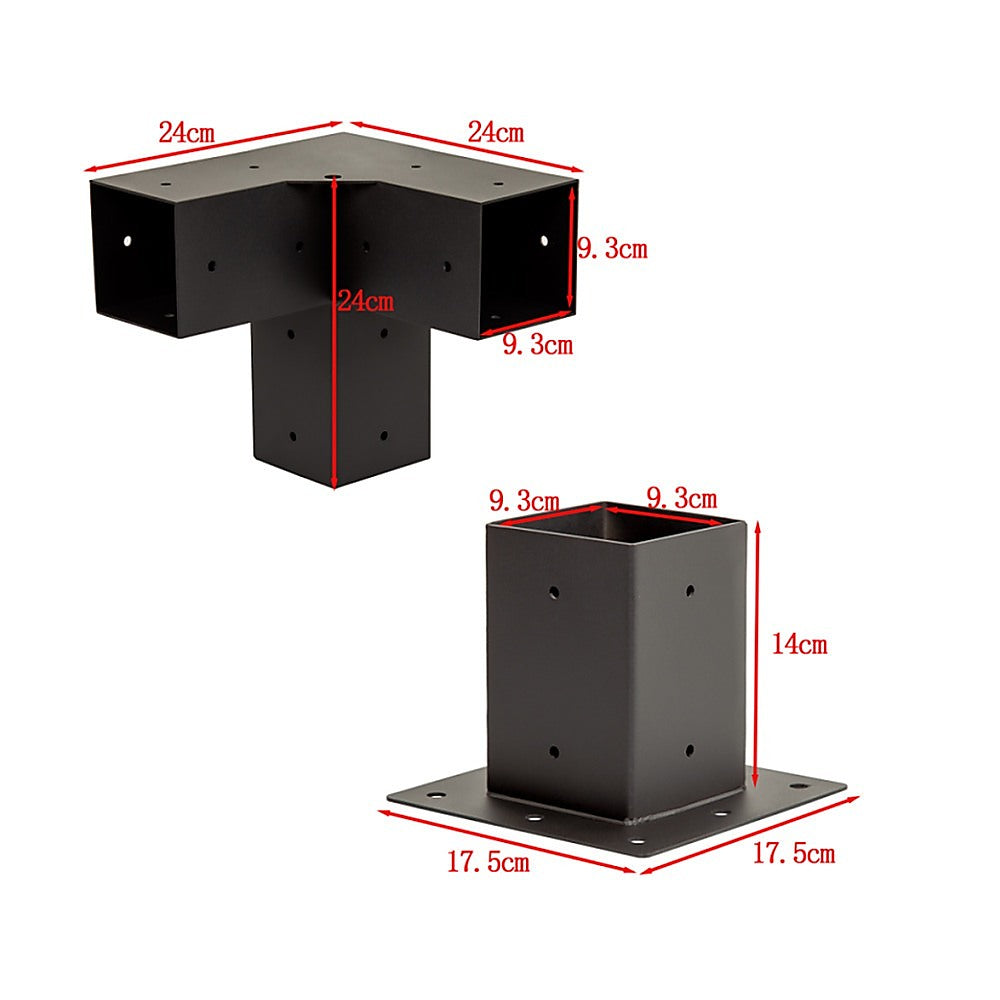 Durable Steel Pergola Brackets for Outdoor Structures