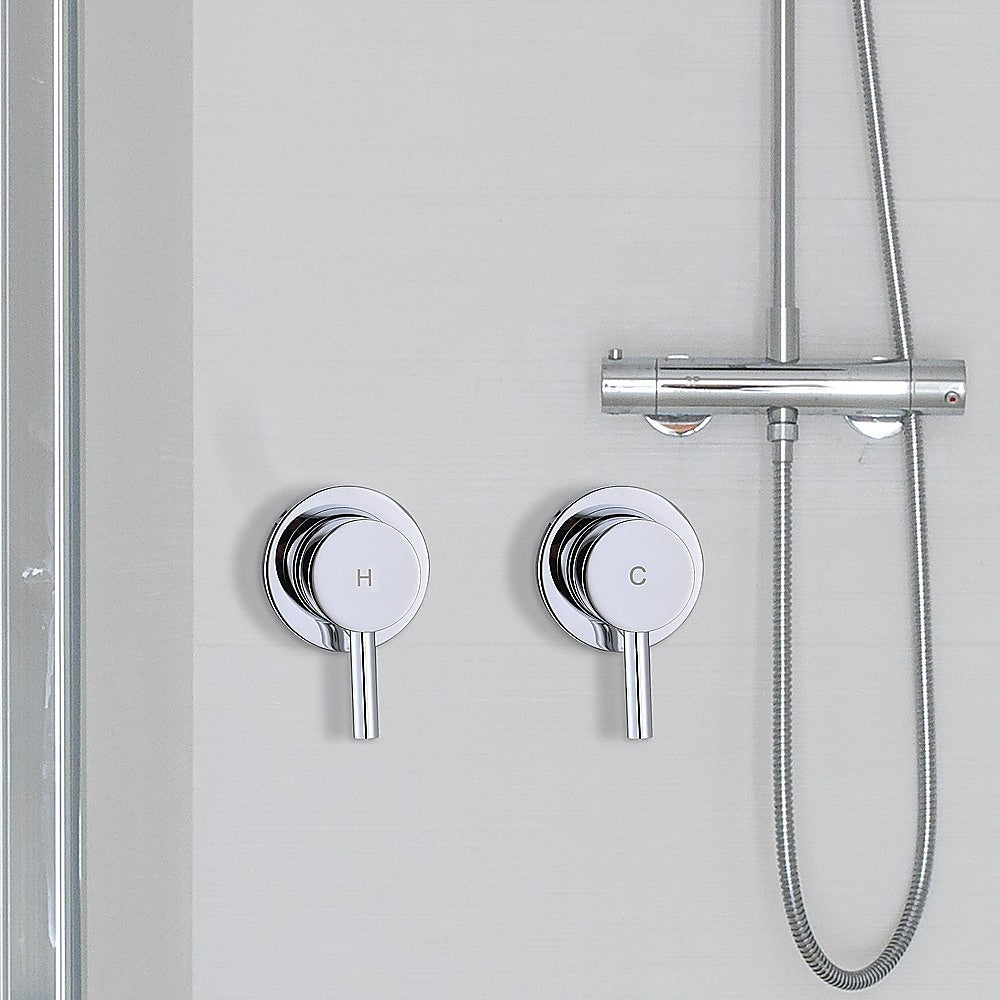 Solid Brass Chrome Shower Bath Mixer, WaterMark Certified