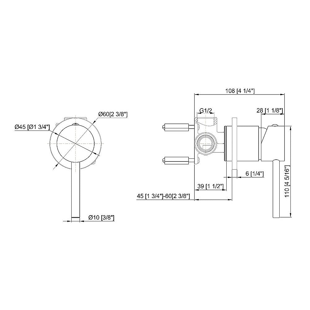 Chrome Brass Shower Bath Mixer Tap, WaterMark Cert