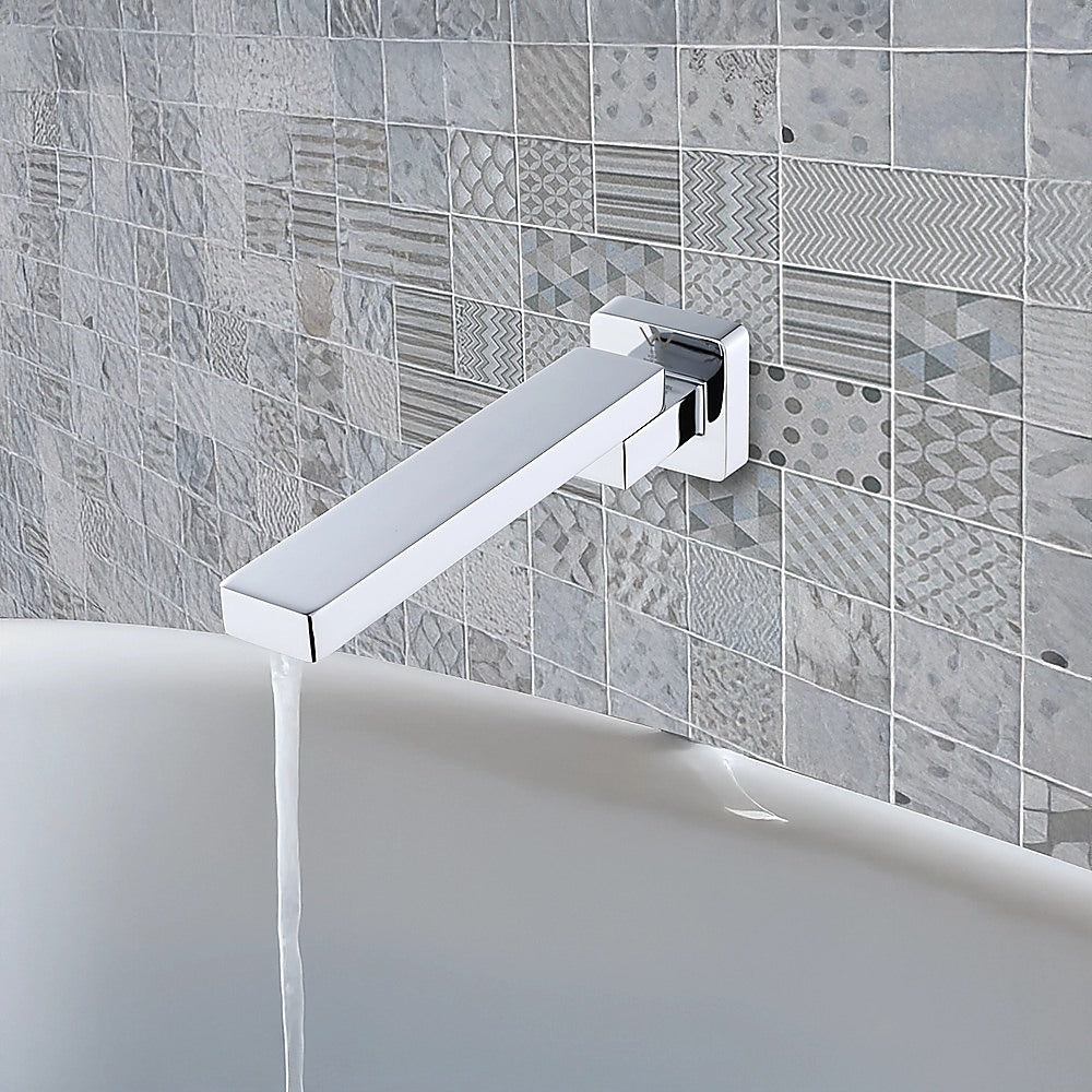 Bath In Wall Swivel Spout in Polished Chrome Finish