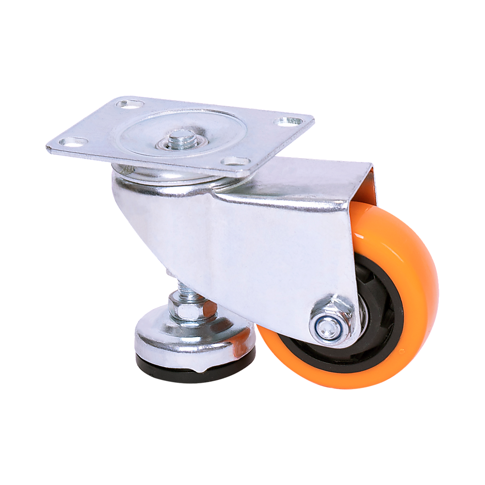 Leveling Casters Swivel Wheels Set of 4, 360 kg Total Load Capacity