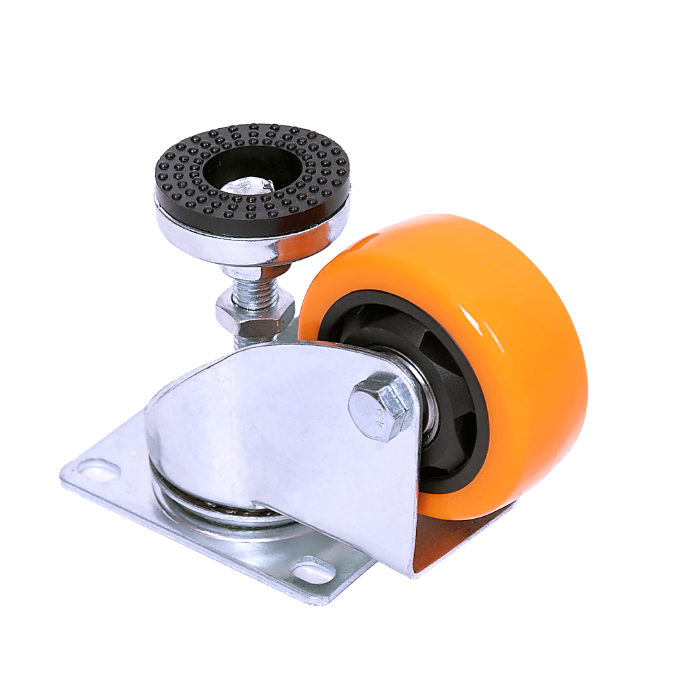 Leveling Casters Swivel Wheels Set of 4, 360 kg Total Load Capacity