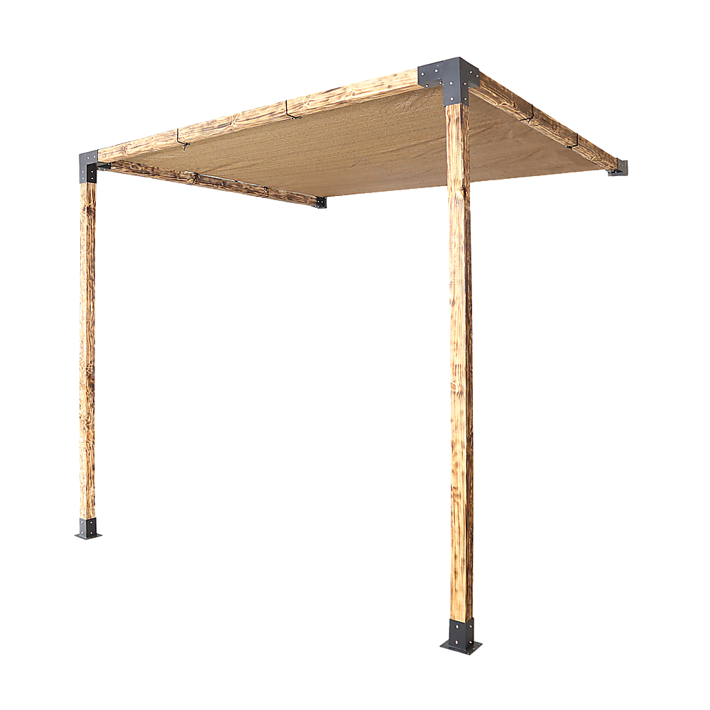 Durable Steel Pergola Brackets Kit with Coffee Screen