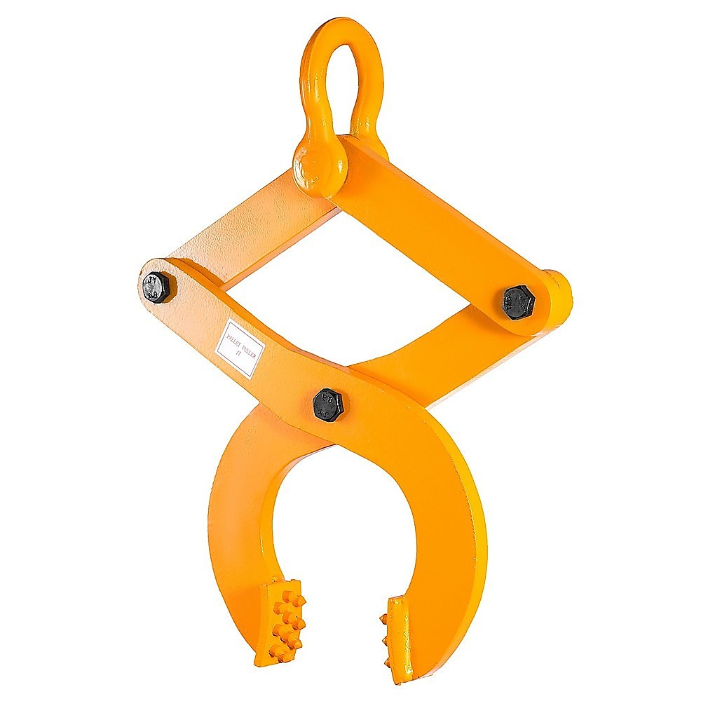 Durable Steel Pallet Puller Clamp 1 Ton, Self-Cleaning