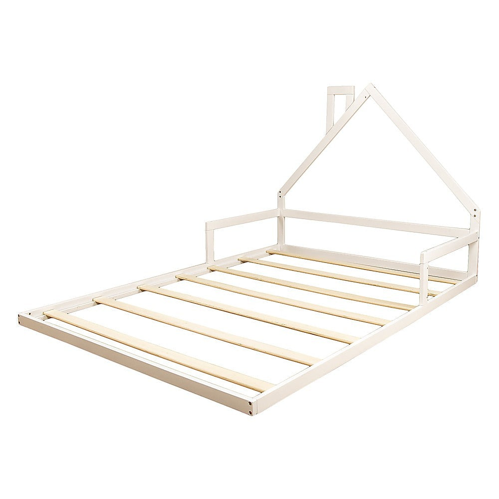 Pine Wood Double Floor Bed House for Kids and Toddlers