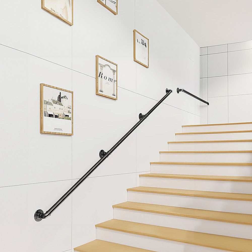 3m Handrail Stair Rail Grab Balustrade Staircase Banister + Installation Kit