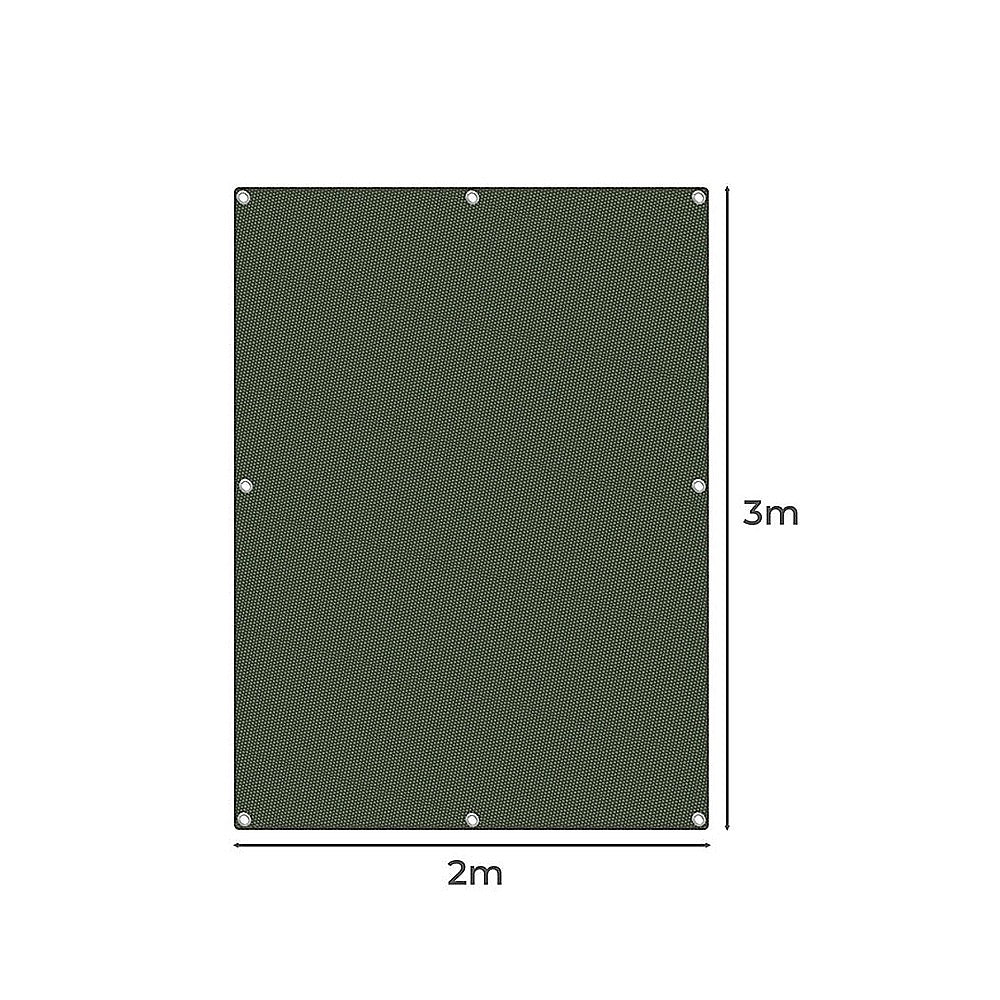 Green 2x3m Heavy Duty Waterproof Tarpaulin Canvas Cover