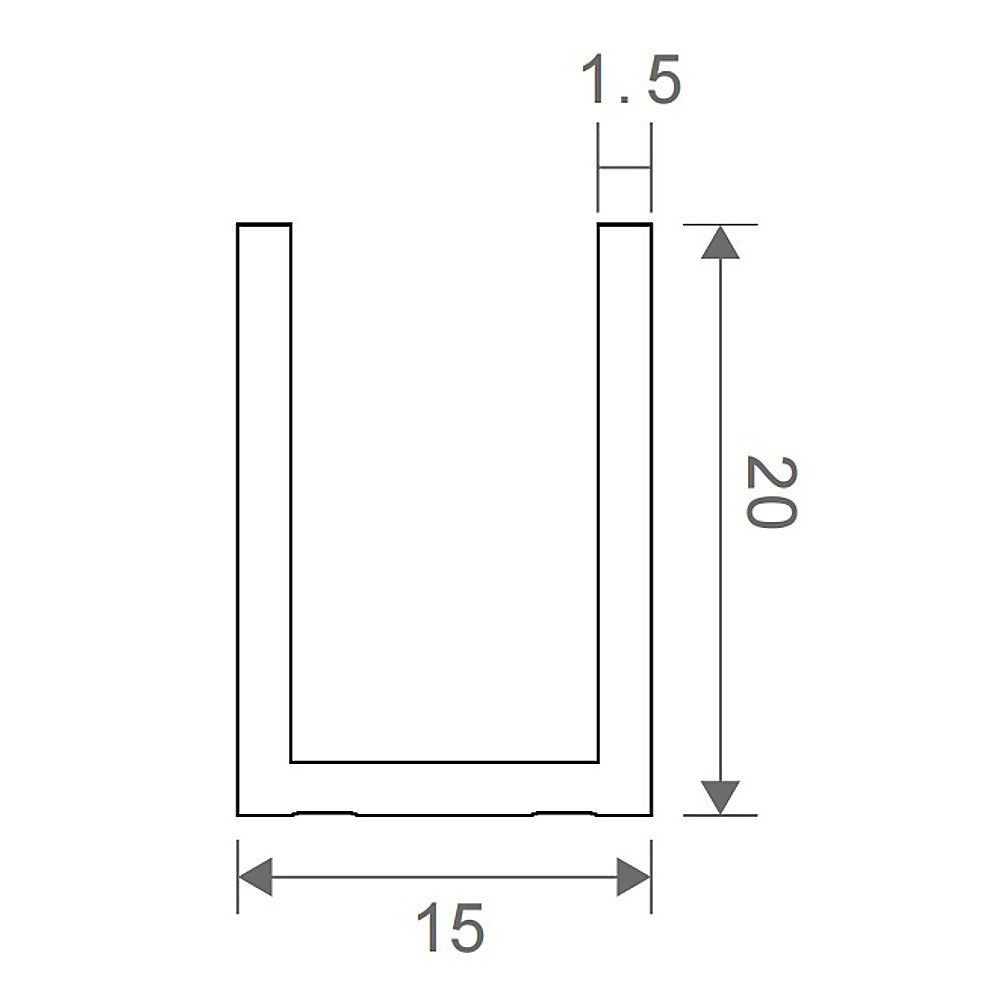 100cm Frameless Glass Bath Screen with Channel and Stainless Steel Hinges- Chrome