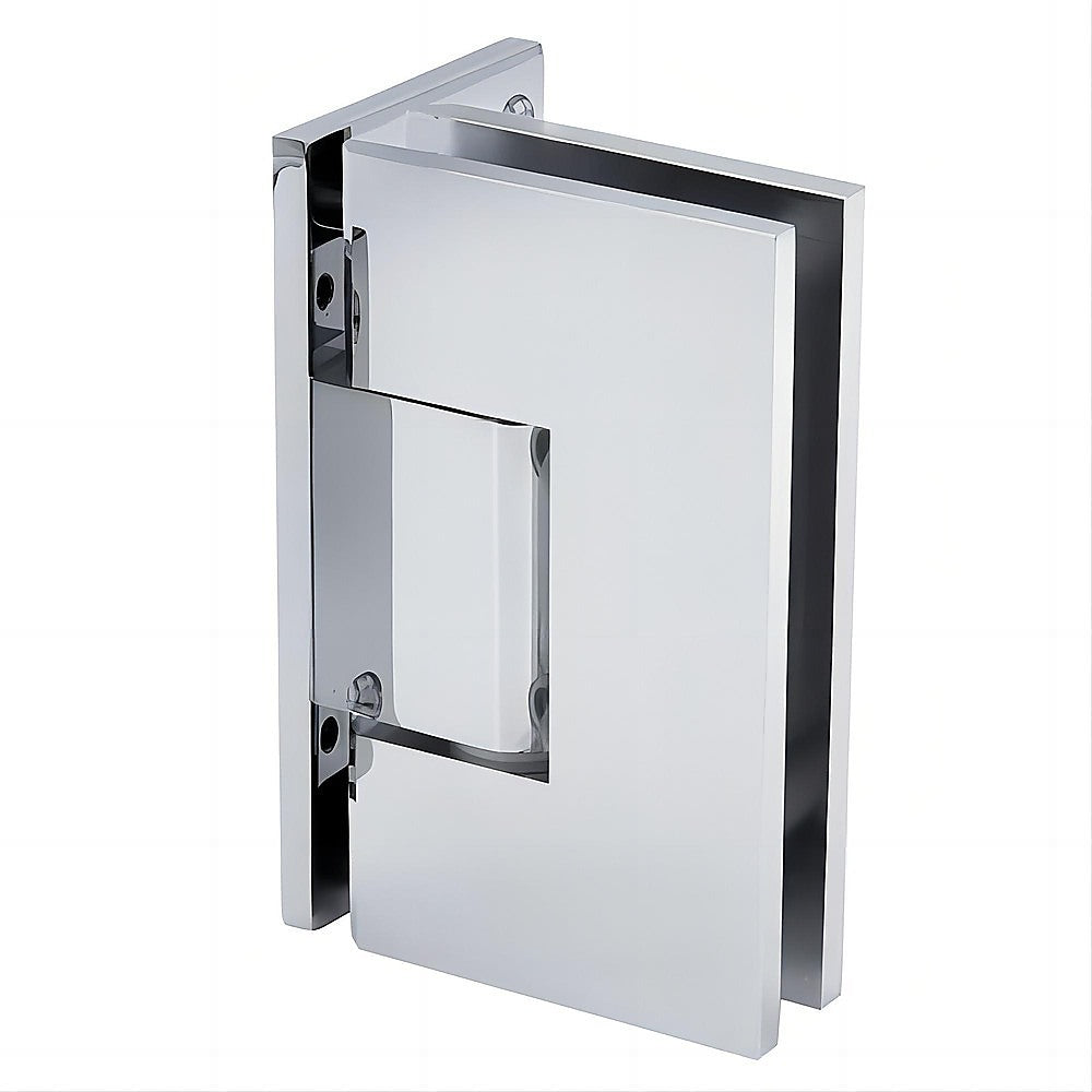 90cm Frameless Swing Bath Screen – Chrome Hardware with Stainless steel hinge for Modern Bathrooms