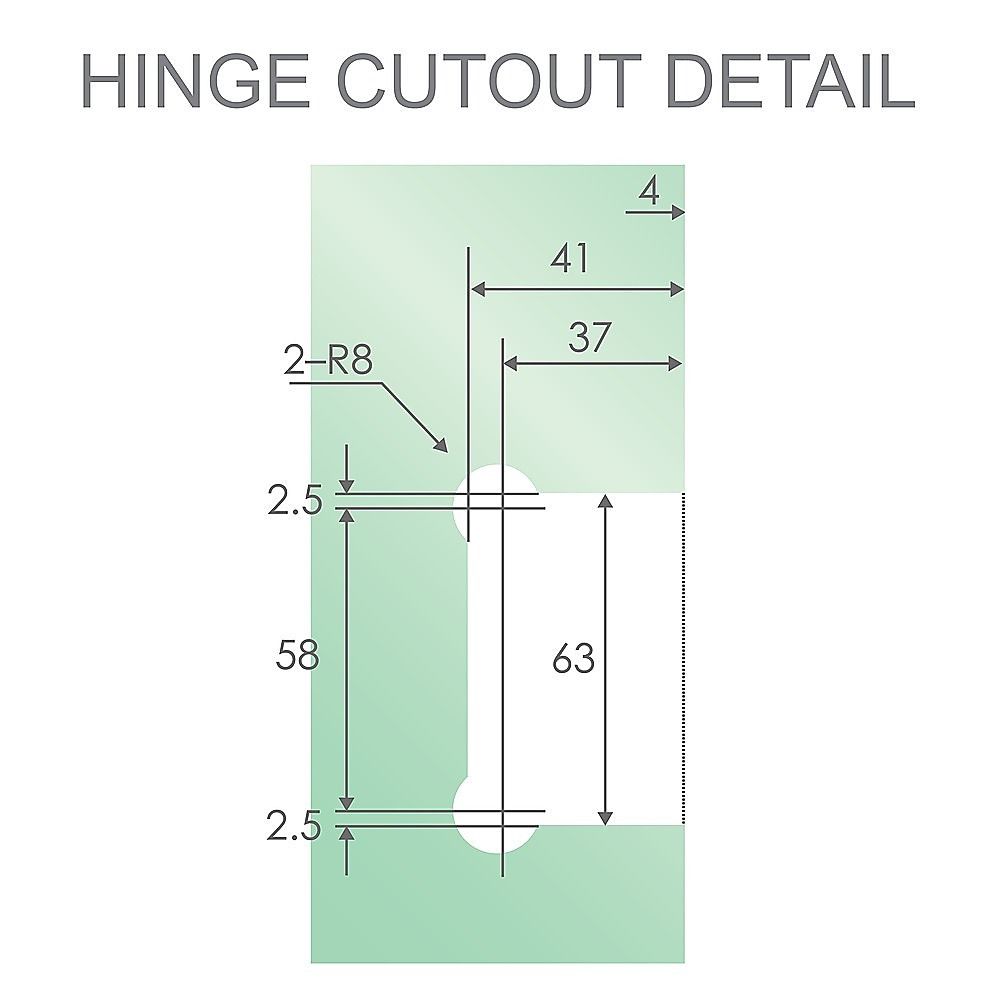 70cm Frameless Swing Bath Screen – Gunmetal Hardware with Brass hinge for Modern Bathrooms