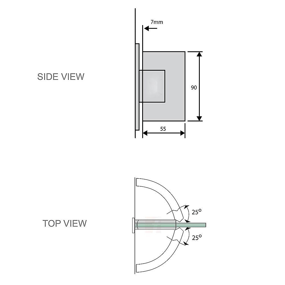 90cm Frameless Swing Bath Screen – Chrome Hardware with Brass hinge for Modern Bathrooms