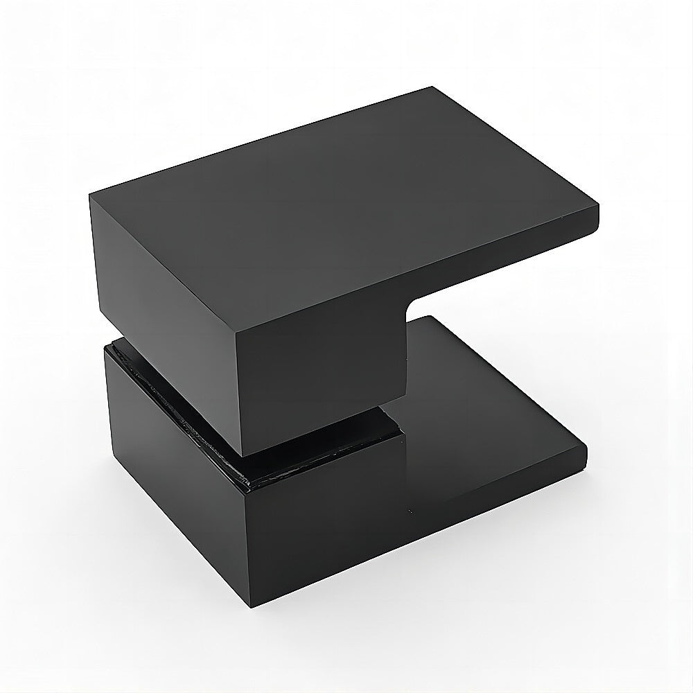 90x90cm Double Door Corner Shower Screen with Black Brackets and Brass Hinges, Square double pull Handle