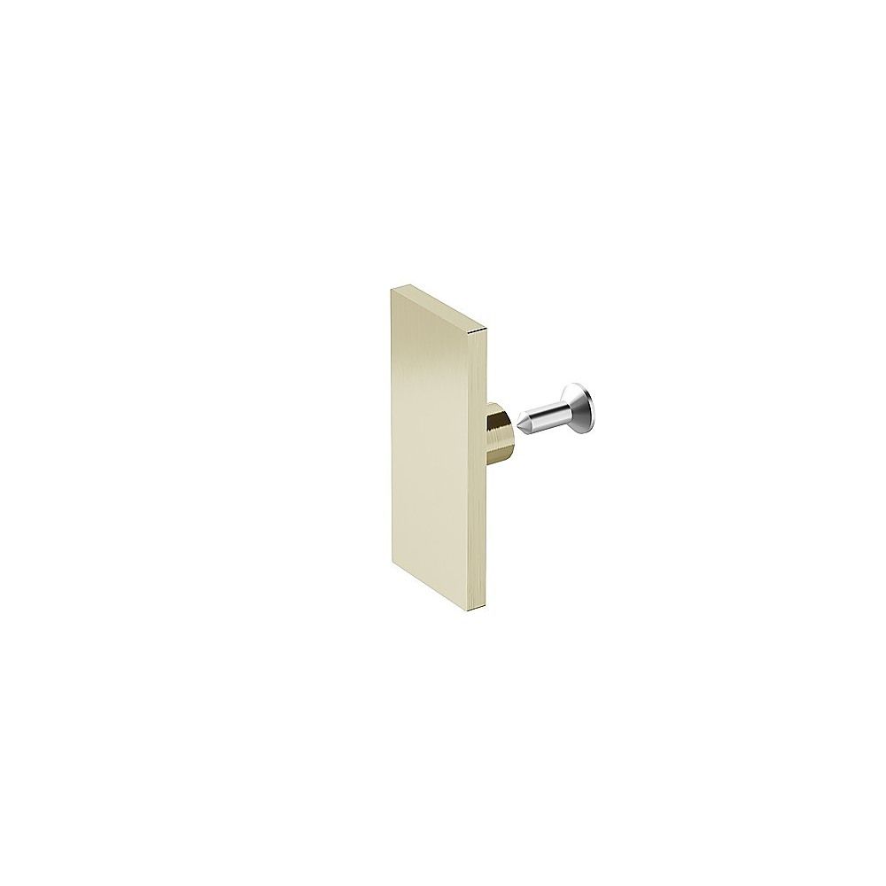 160x80cm Frameless Glass Sliding Corner Shower – With Gold Rail and U-Brackets for Contemporary Bathrooms