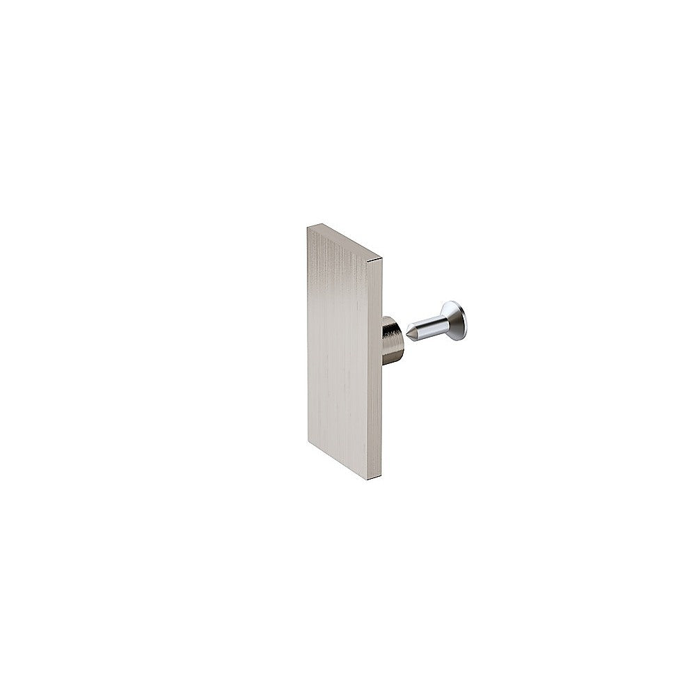 180x100cm Frameless Glass Sliding Corner Shower – With Nickel Rail and U-Brackets for Contemporary Bathrooms