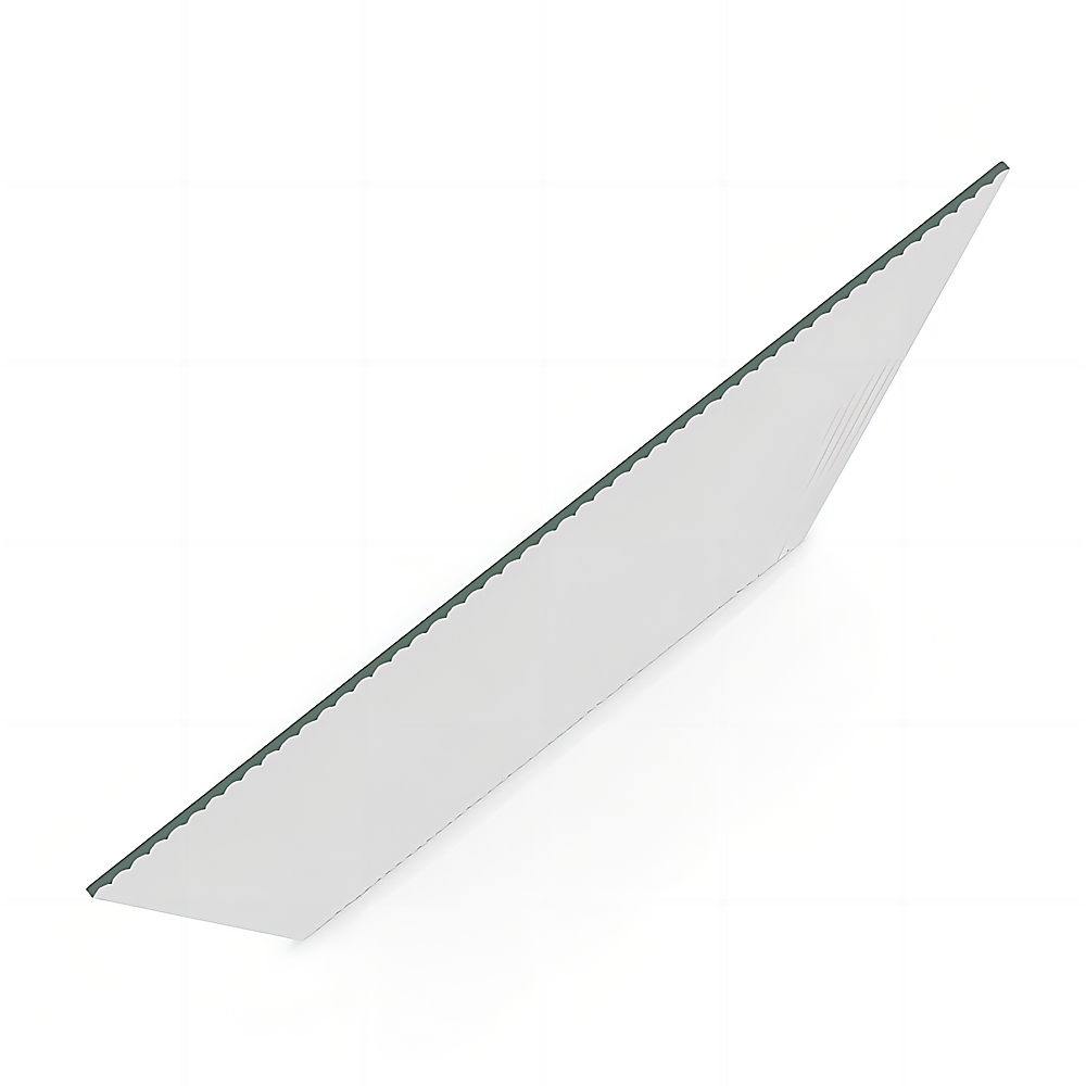 70cm Reeded Single Shower Glass Screen with Black F-brackets & Square Pole