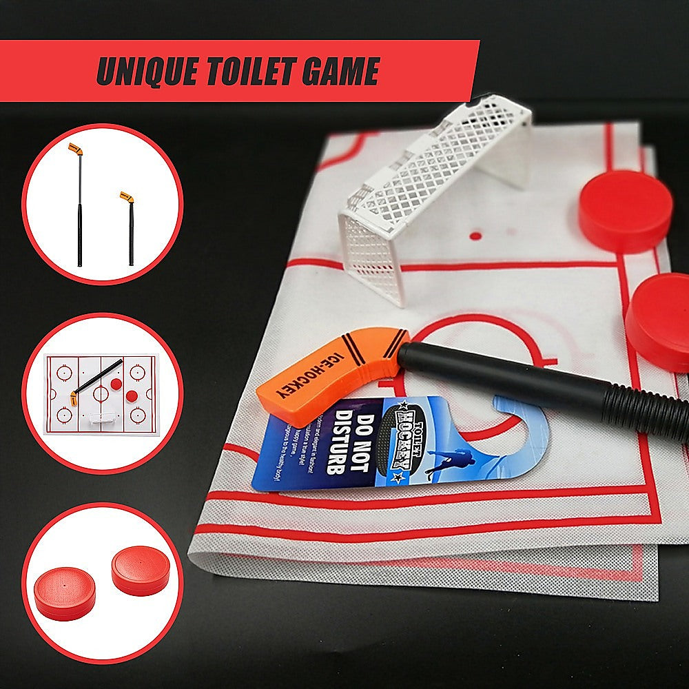 Hockey Game Toilet Bathroom Loo Entertainment Gift