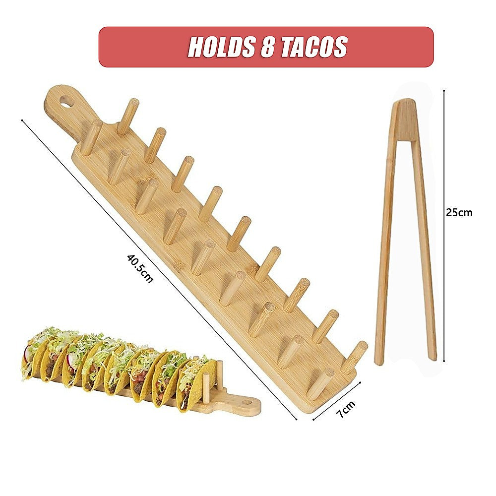 Taco Tray Holder Food Charcuterie Kitchen Gift