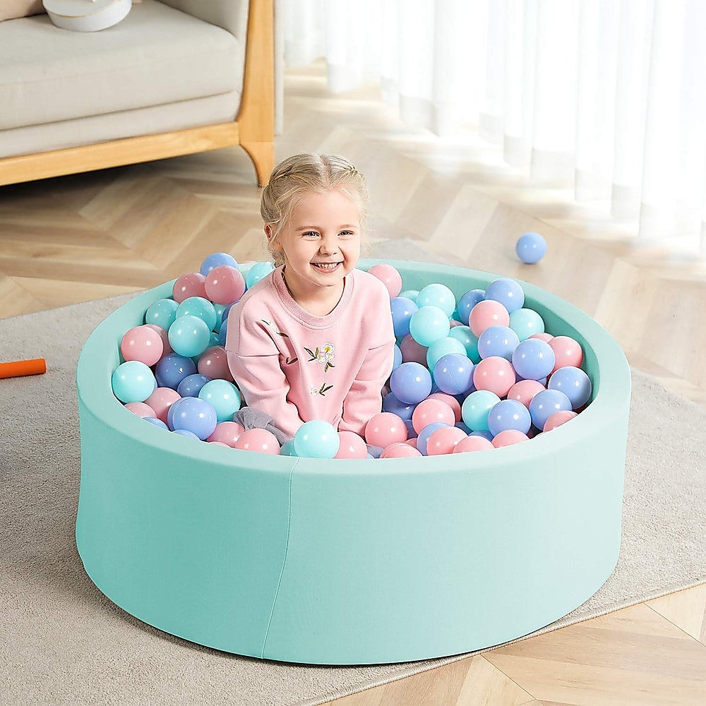 Round Ball Pit Playpen Enclosure Blue