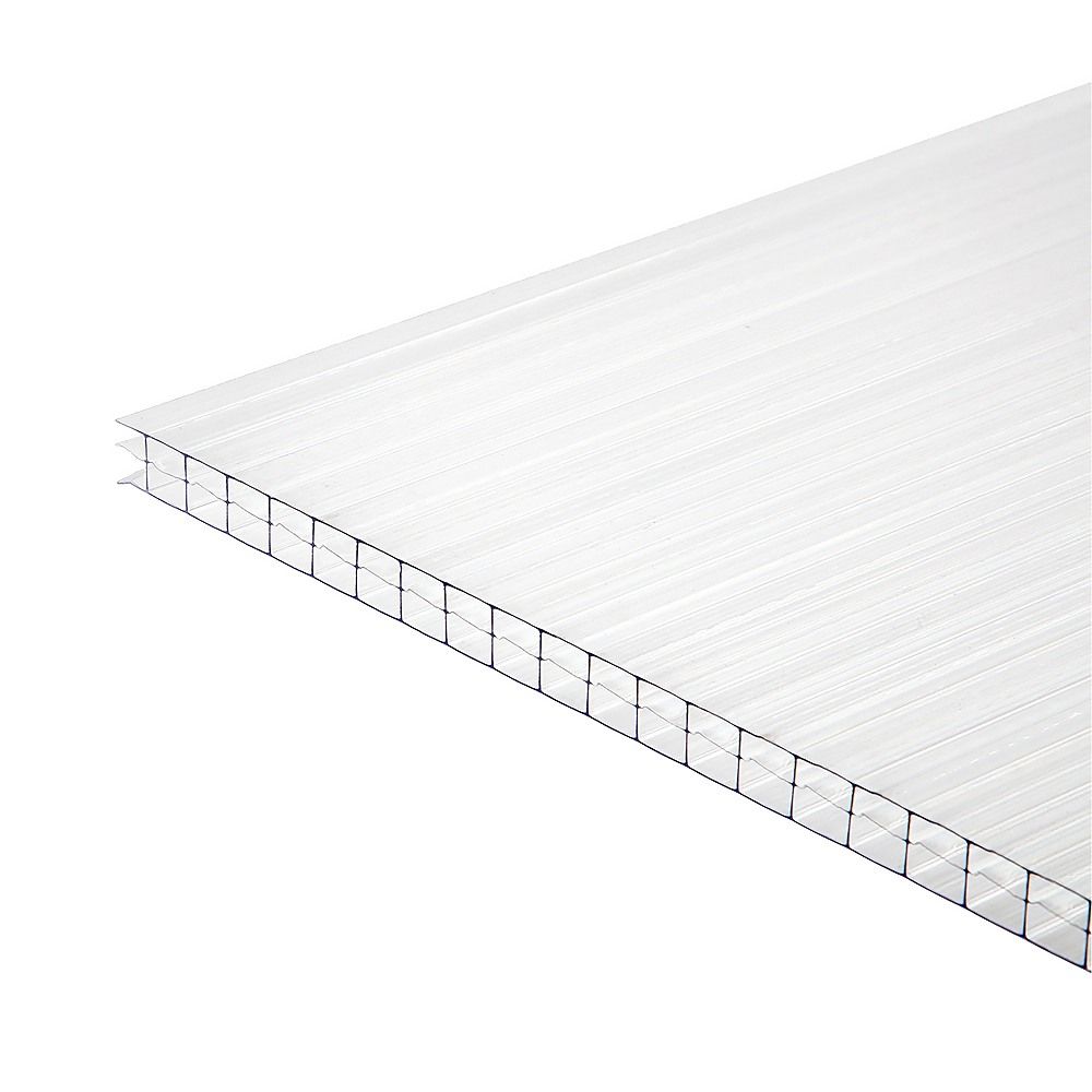 Polycarbonate Roofing Sheets – 105x210x1cm Clear Panels, 5 Pack