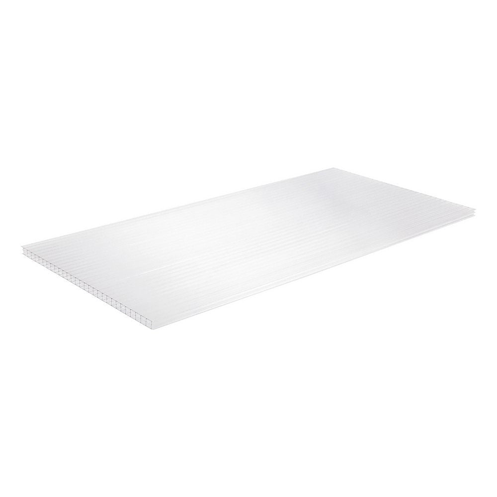 Polycarbonate Roofing Sheets – 105x210x1cm Clear Panels, 5 Pack