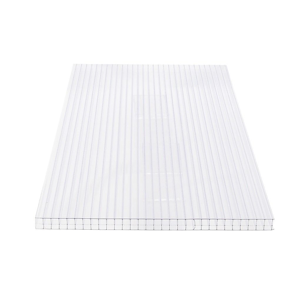Polycarbonate Roofing Sheets – 105x210x1.6cm Clear Panels, 5 Pack