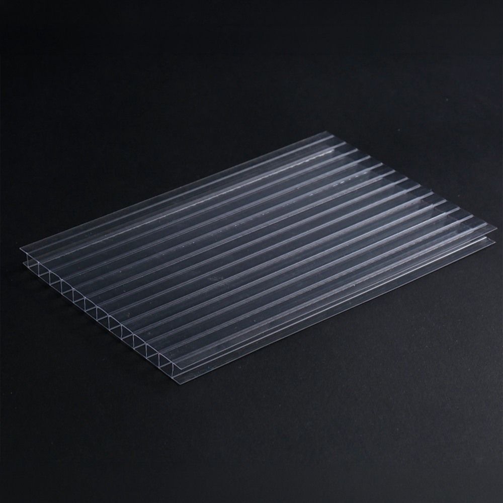 Polycarbonate Roofing Sheets – 610x1220mm Clear Panels, 12 Pack