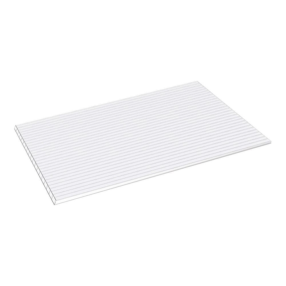 Polycarbonate Roofing Sheets – 610x1220mm Clear Panels, 12 Pack