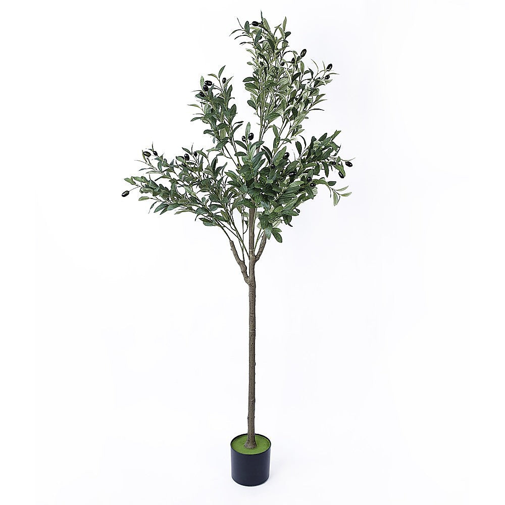 150cm Artificial Olive Tree Green Natural Tall Faux Lifelike