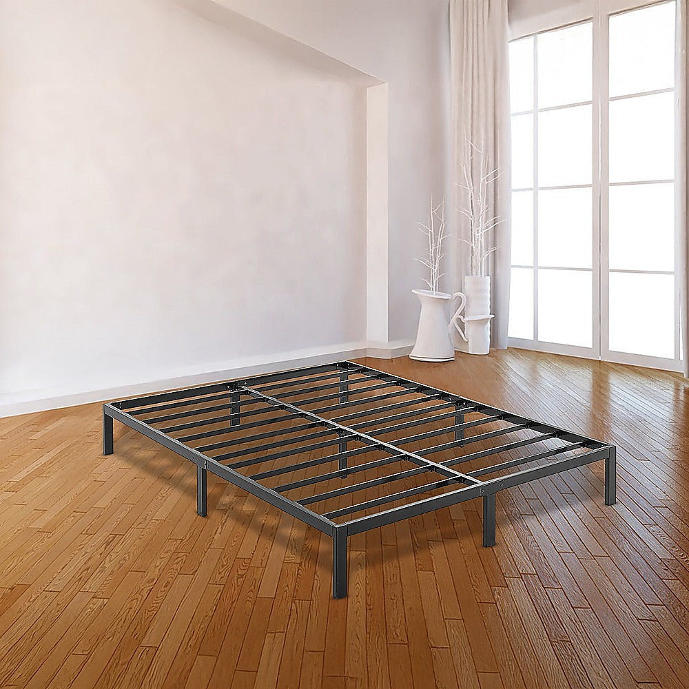 Double Metal Bed Frame Full Steel Heavy Duty