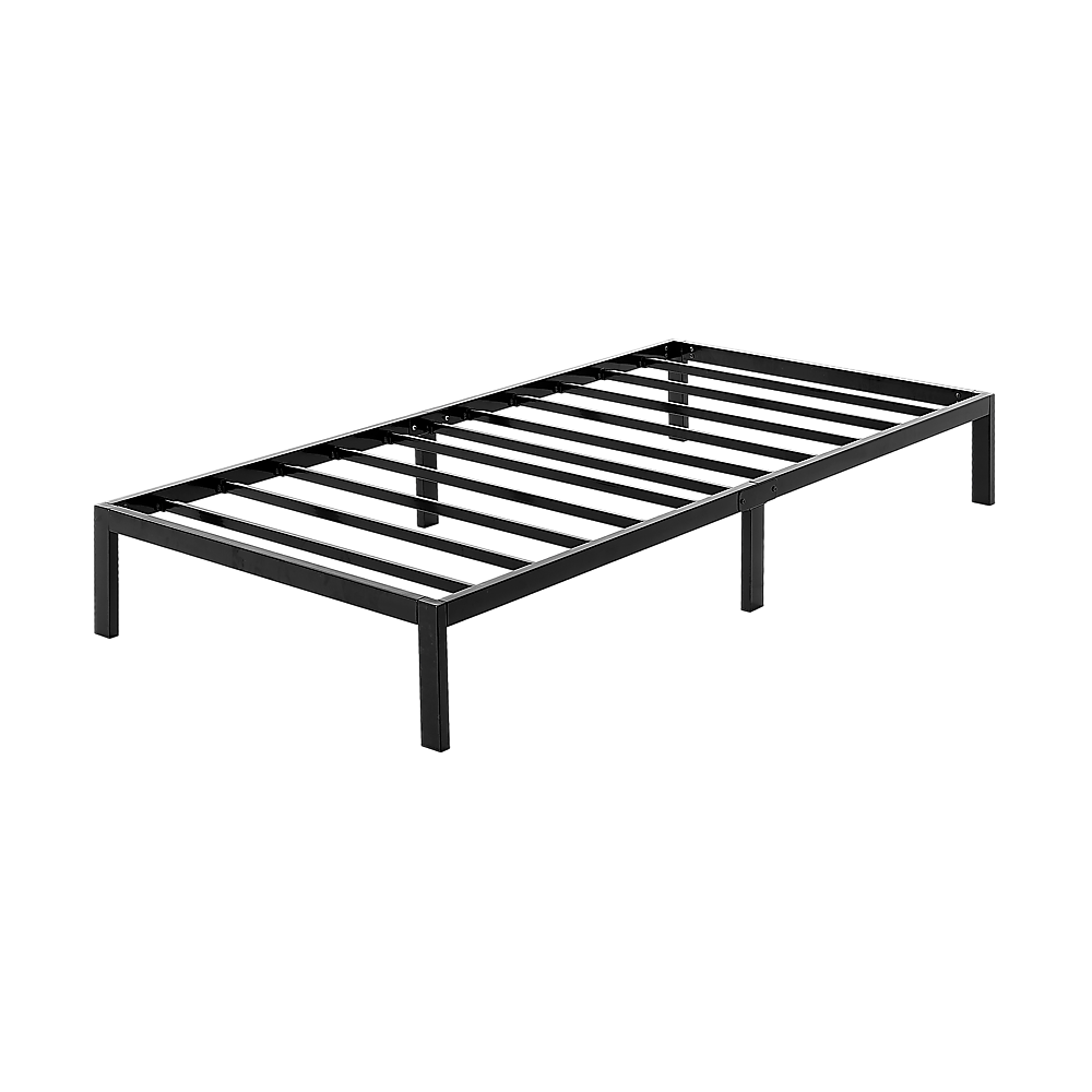 Single Metal Bed Frame Full Steel Heavy Duty